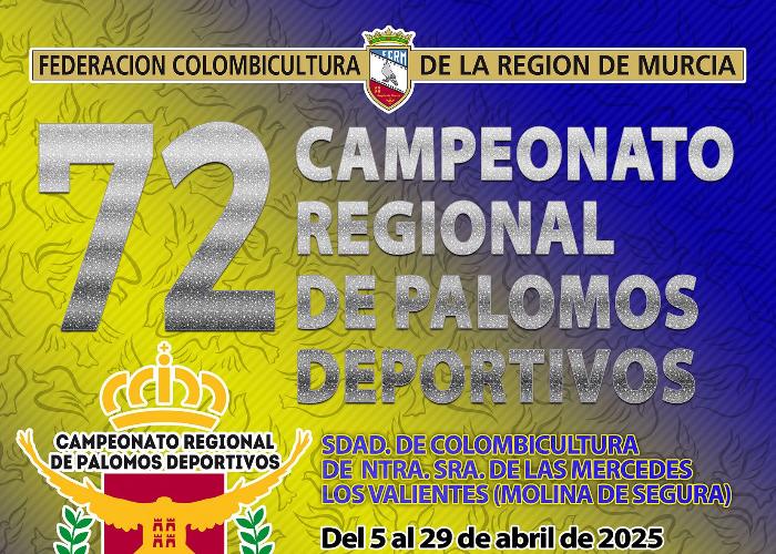 72  CAMPEONATO REGIONAL DE PALOMOS DEPORTIVOS