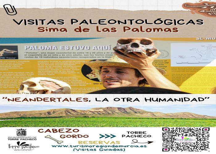 VISITA PALEONTOLÓGICA A LA SIMA DE LAS PALOMAS VISITA PALEONTOLÓGICA A LA SIMA DE LAS PALOMAS