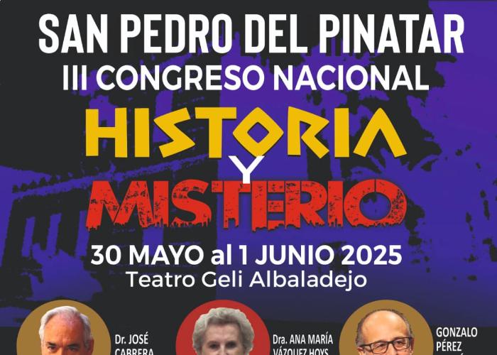 III CONGRESO NACIONAL HISTORIA Y MISTERIO III CONGRESO NACIONAL HISTORIA Y MISTERIO