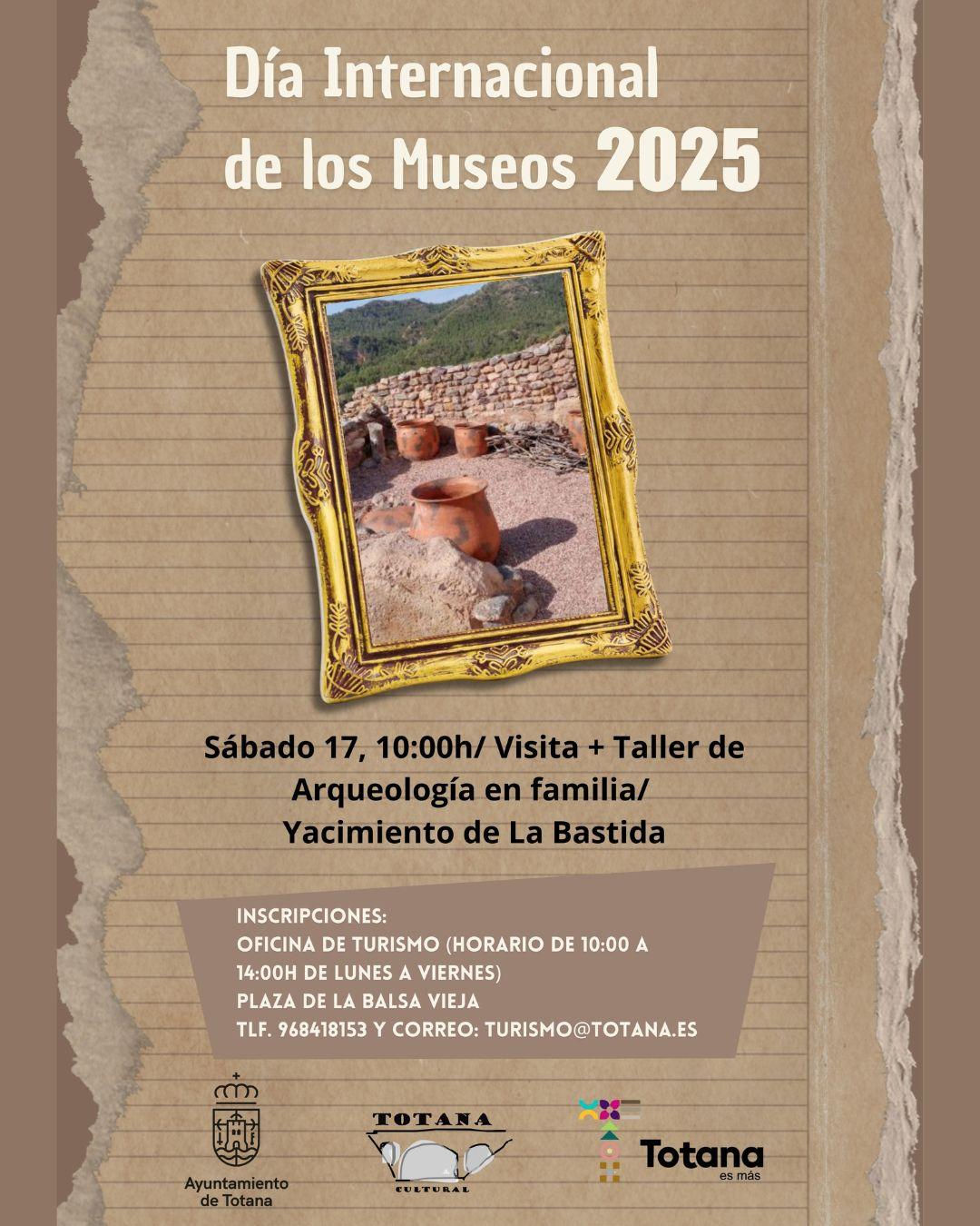 VISITA + TALLER DE ARQUEOLOGIA EN FAMILIA AL YACIMIENTO DE LA BASTIDA VISITA + TALLER DE ARQUEOLOGIA EN FAMILIA AL YACIMIENTO DE LA BASTIDA