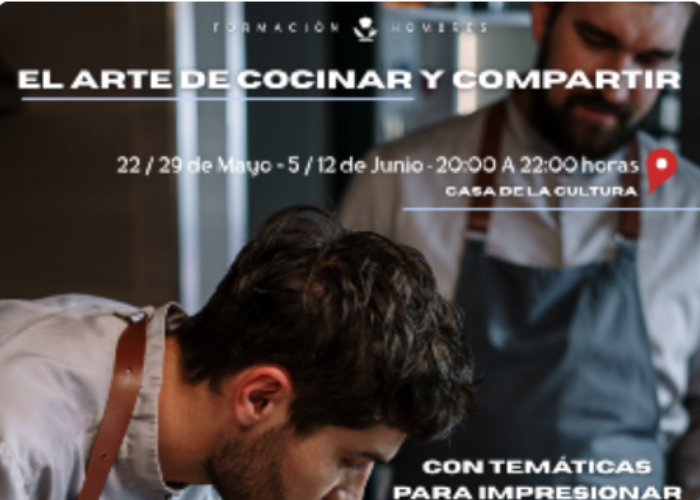 TALLER GRATUITO. EL ARTE DE COCINAR Y COMPARTIR TALLER GRATUITO. EL ARTE DE COCINAR Y COMPARTIR