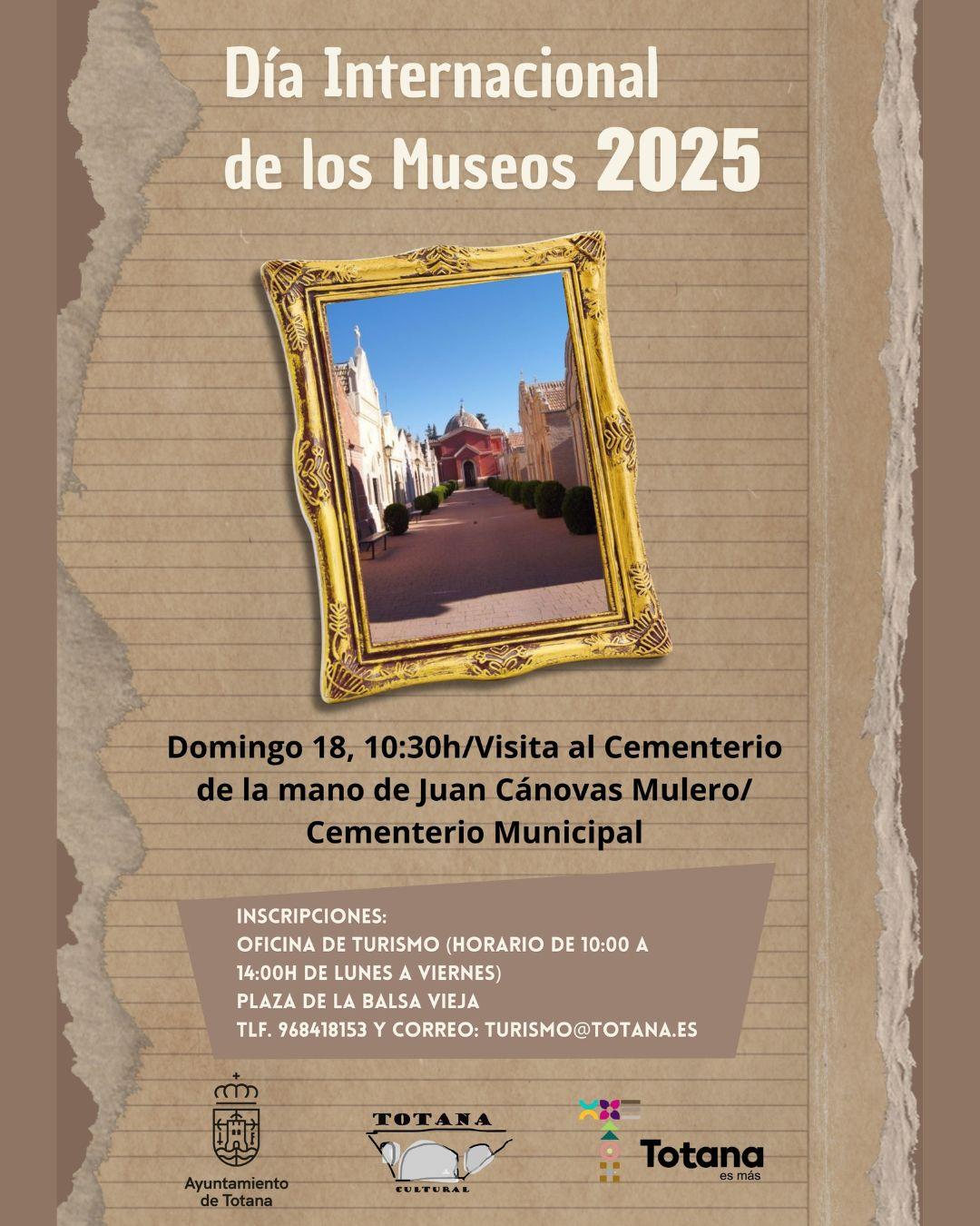 VISITA AL CEMENTERIO DE LA MANO DE JUAN CANOVAS MULERO VISITA AL CEMENTERIO DE LA MANO DE JUAN CANOVAS MULERO